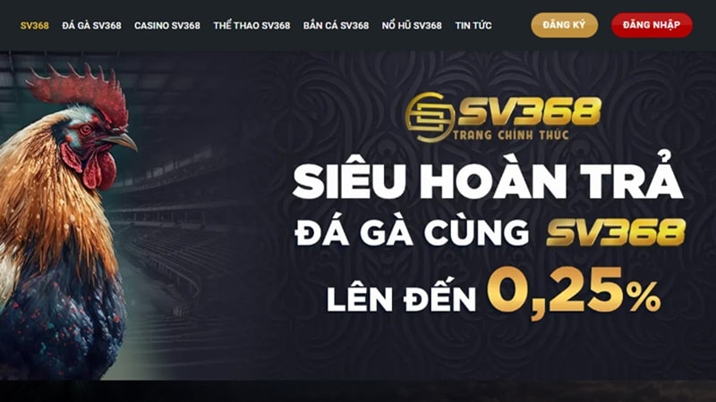 SV368 - địa điểm giải trí trực tuyến uy tín hàng đầu tại Việt Nam